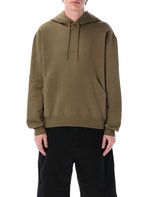 Khaki Logo Hoodie 1