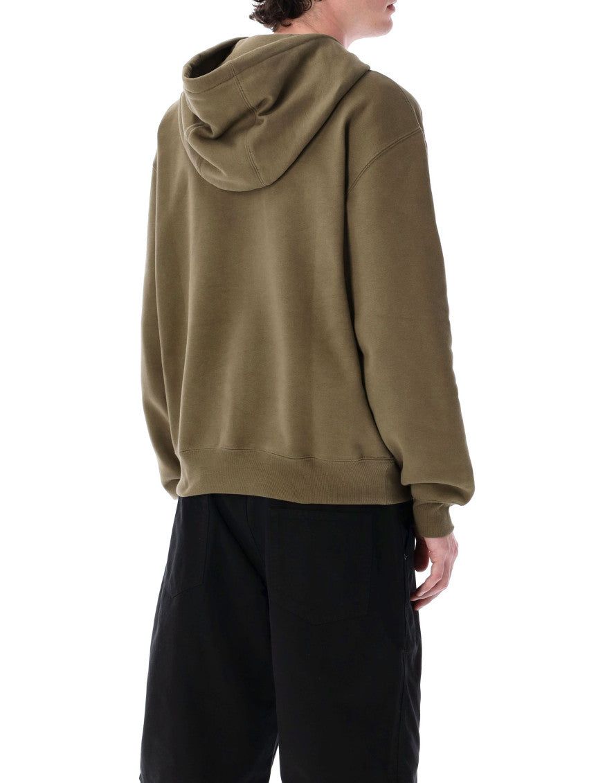 Khaki Logo Hoodie 2