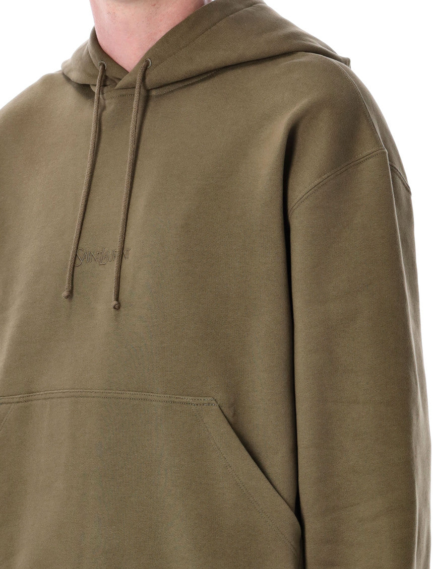 Khaki Logo Hoodie 3