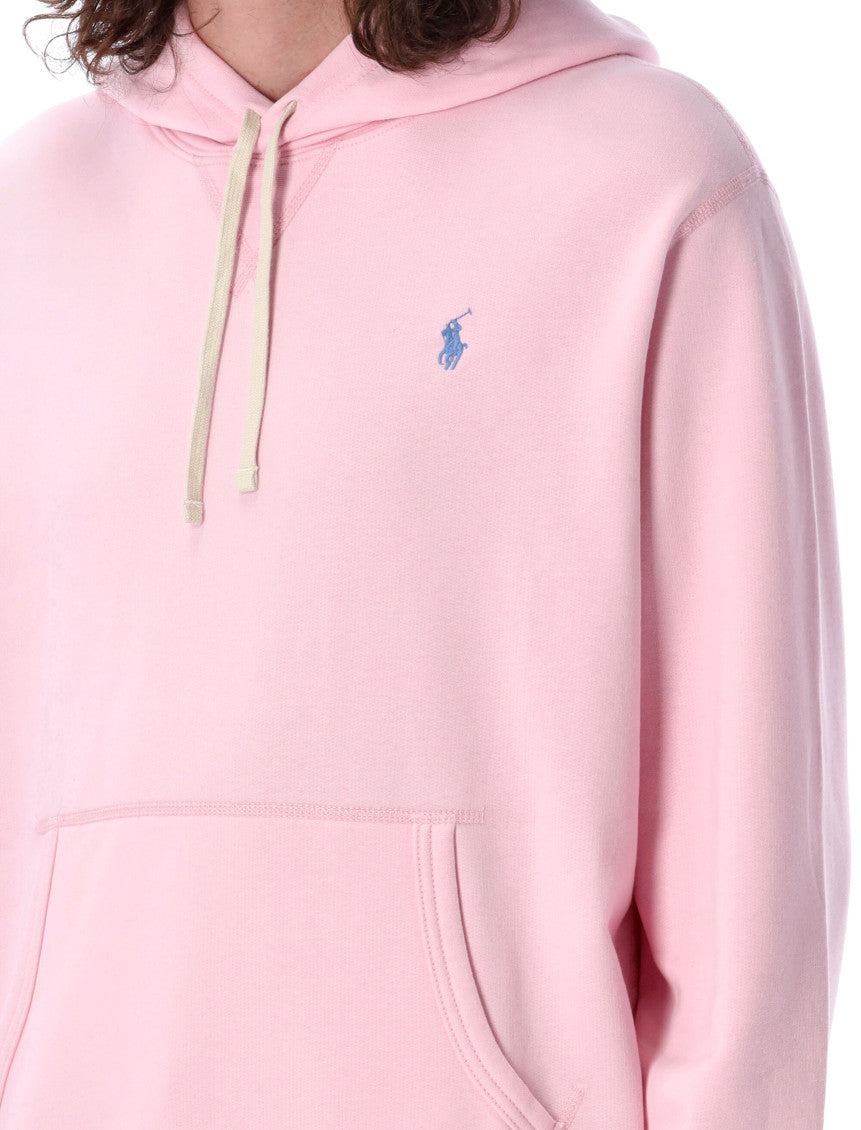 Light Pink Pony-Embroidered Hoodie 3