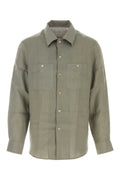 Olive Green Solid Shirt 1