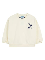 Girls Cream Graphic Sweatshirt 1