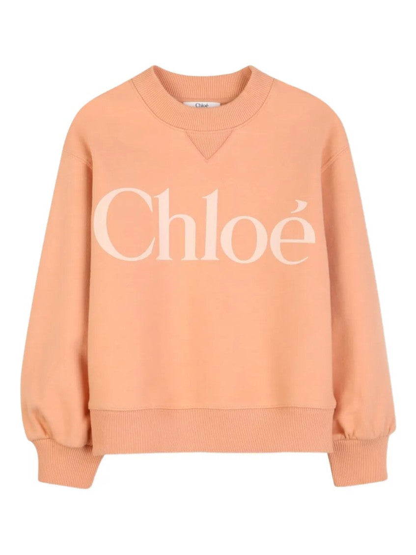 Girls Peach Logo Sweatshirt 1