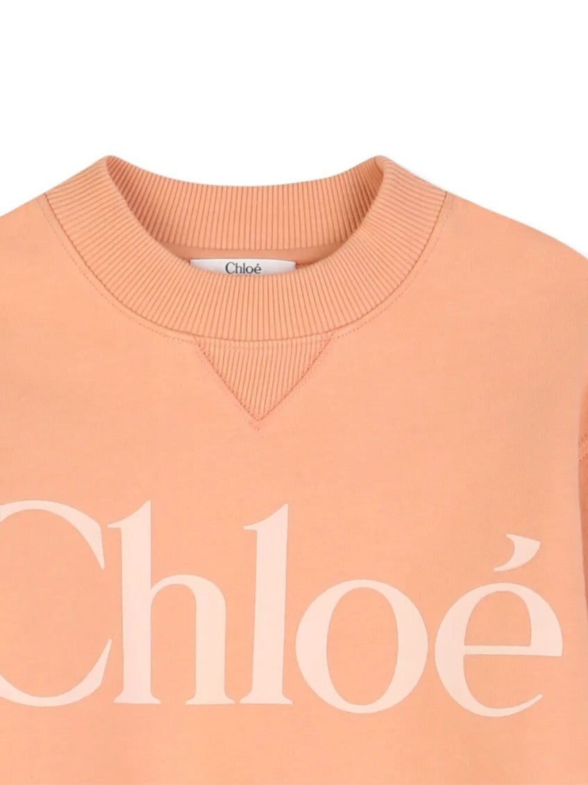 Girls Peach Logo Sweatshirt 3
