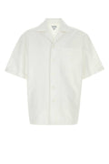 White Regular Solid Shirt 1