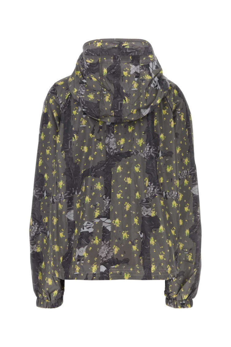 Blue Floral Hood Jacket 2