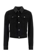 Black Shirt Collar Jacket 1