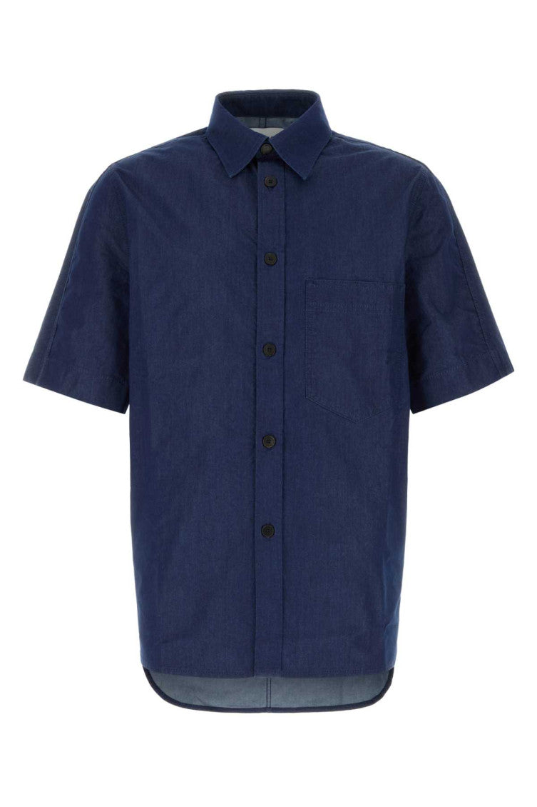 Navy Blue Solid Shirt 1