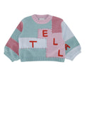 Girls Multicolor Logo Sweater 1
