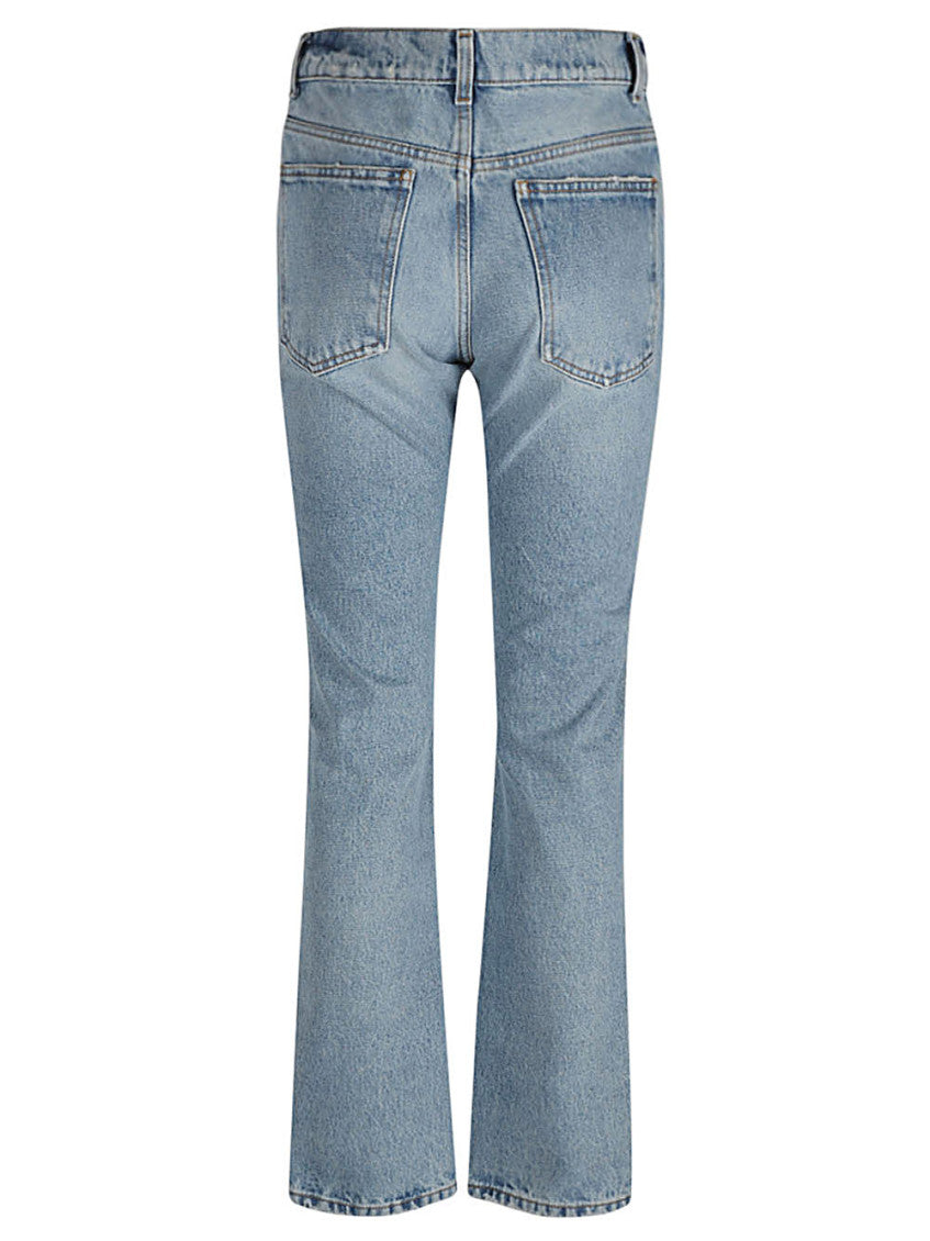Light Blue Straight Low Rise Jean 2