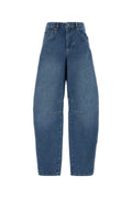 Blue Relaxed High Rise Jean 1
