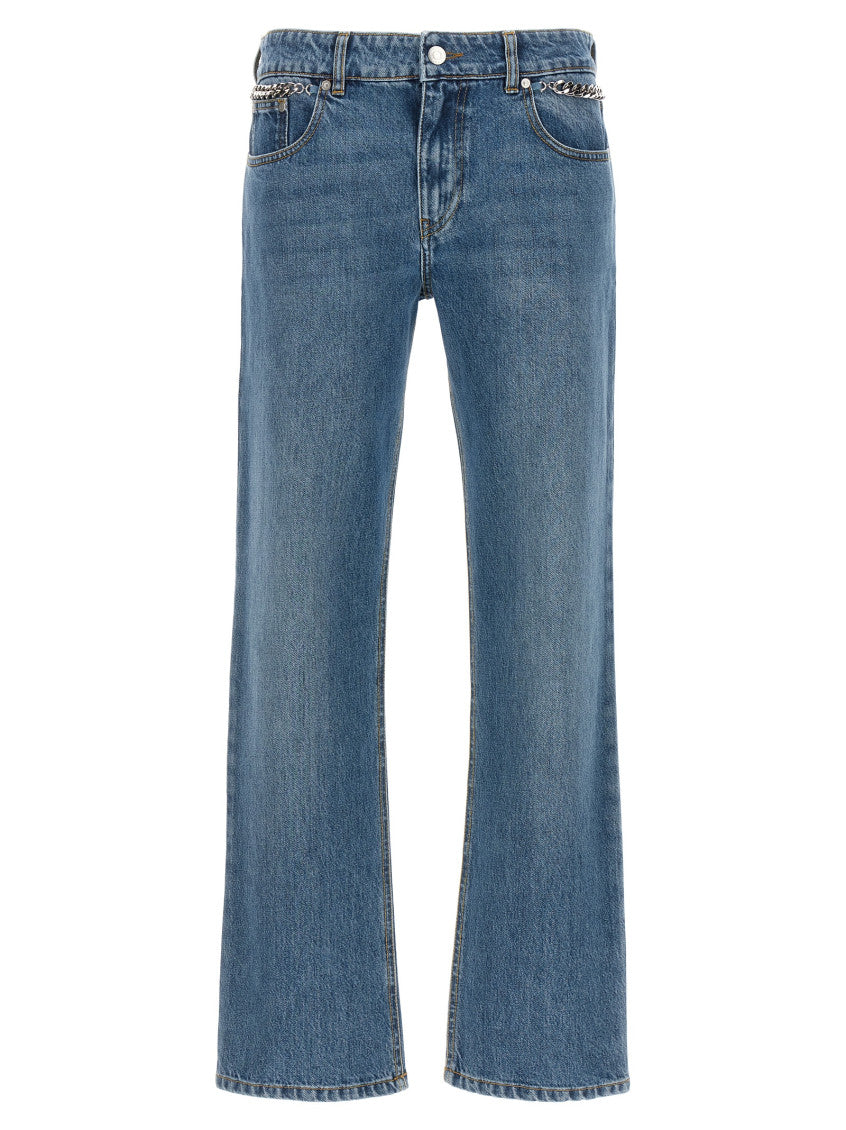 Light Blue Regular Mid Rise Jeans 1