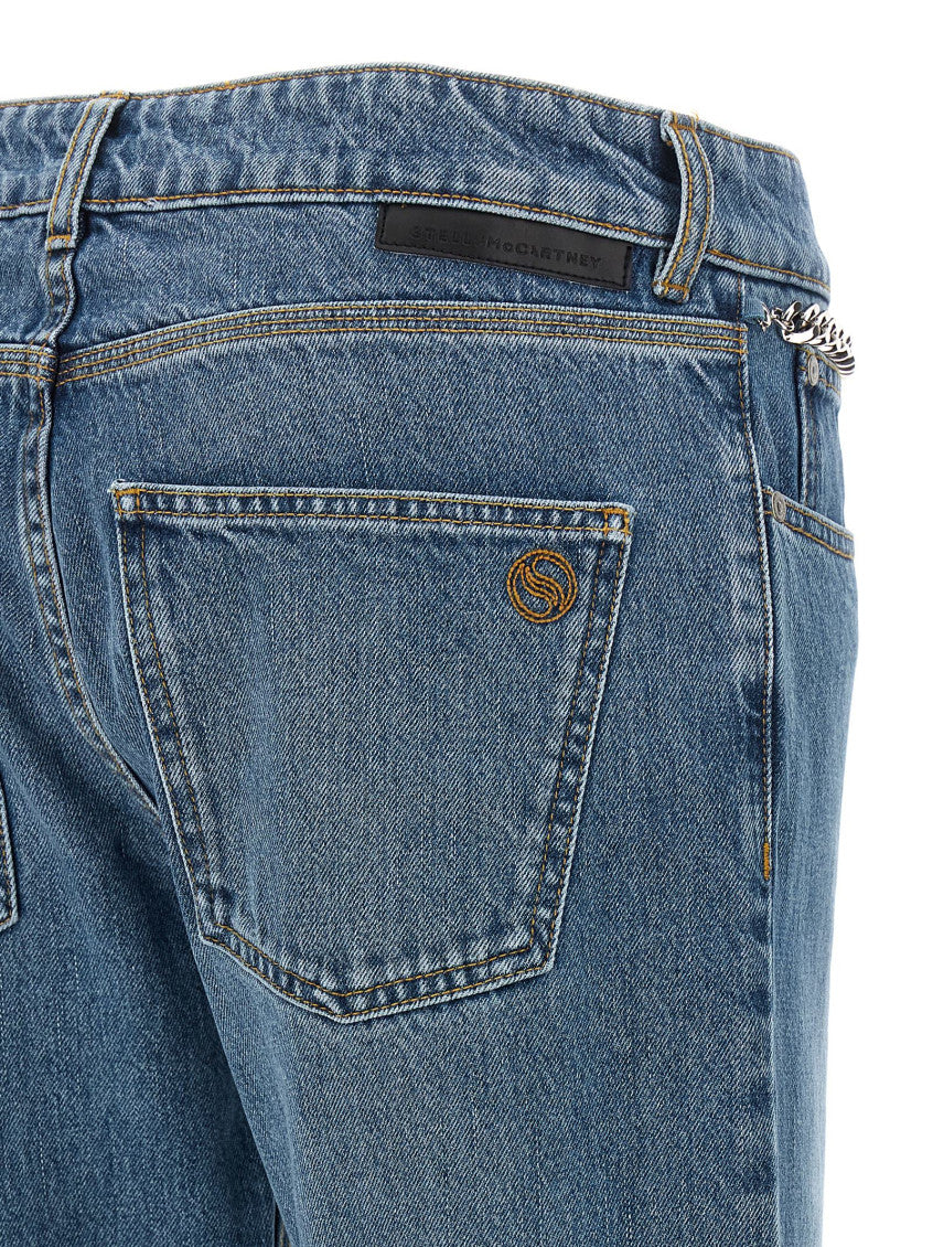 Light Blue Regular Mid Rise Jeans 4