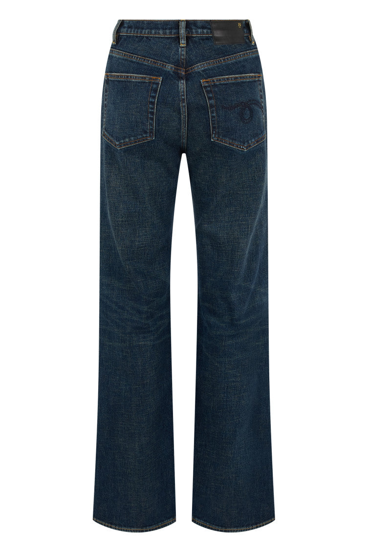 Blue Loose High Rise Jeans 2