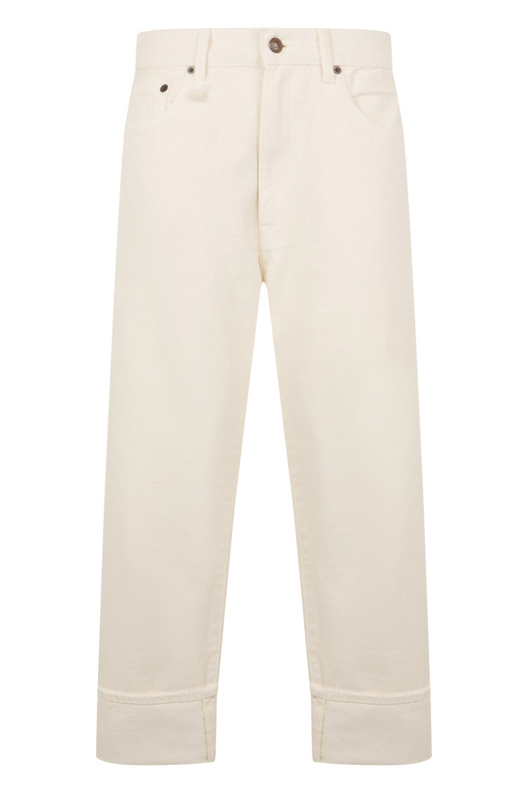 Off White Comfort Mid Rise Jeans 1