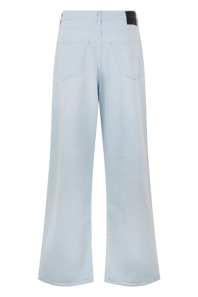 Light Blue Loose High Rise Jeans 2