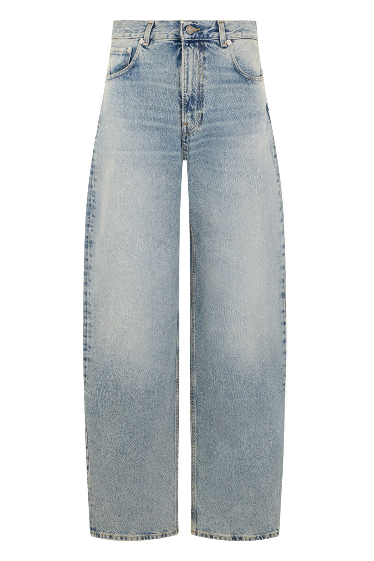 Light Blue Loose High Rise Jeans 1