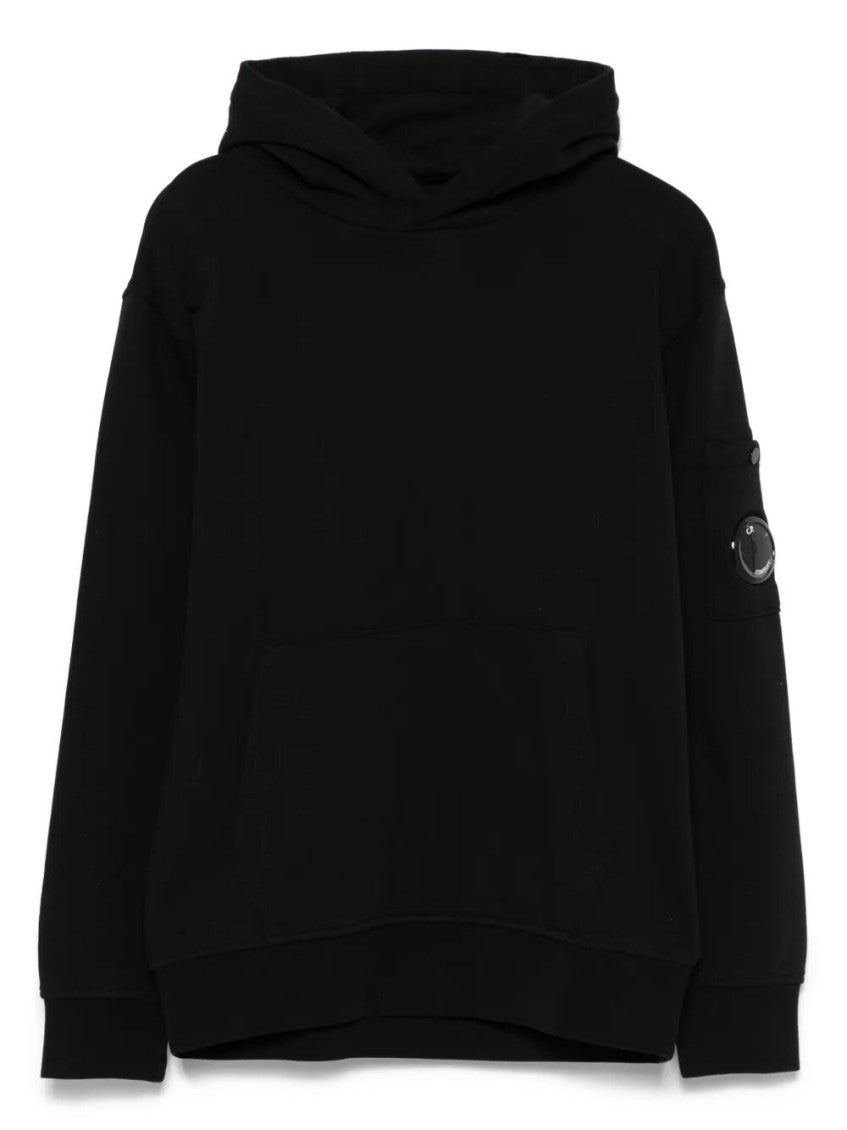 Boys Black Solid Hoodie 1