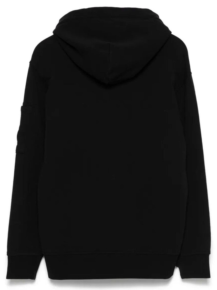 Boys Black Solid Hoodie 2