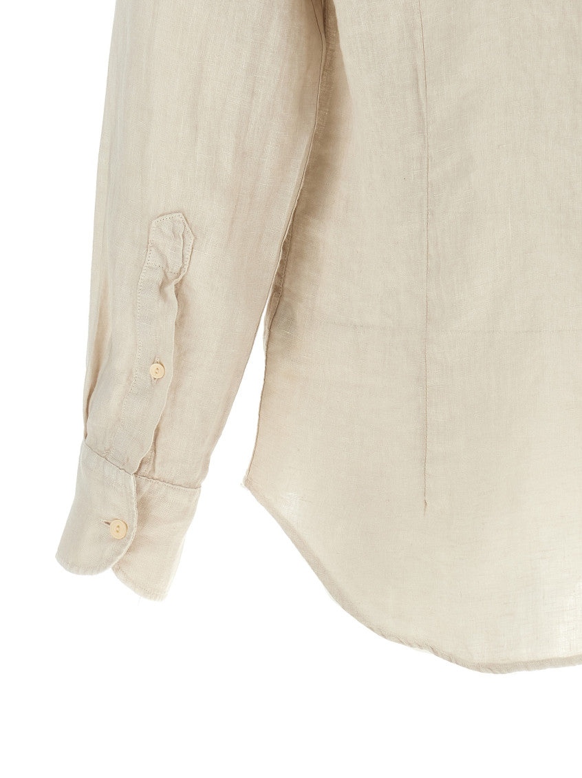Off White Solid Shirt 3