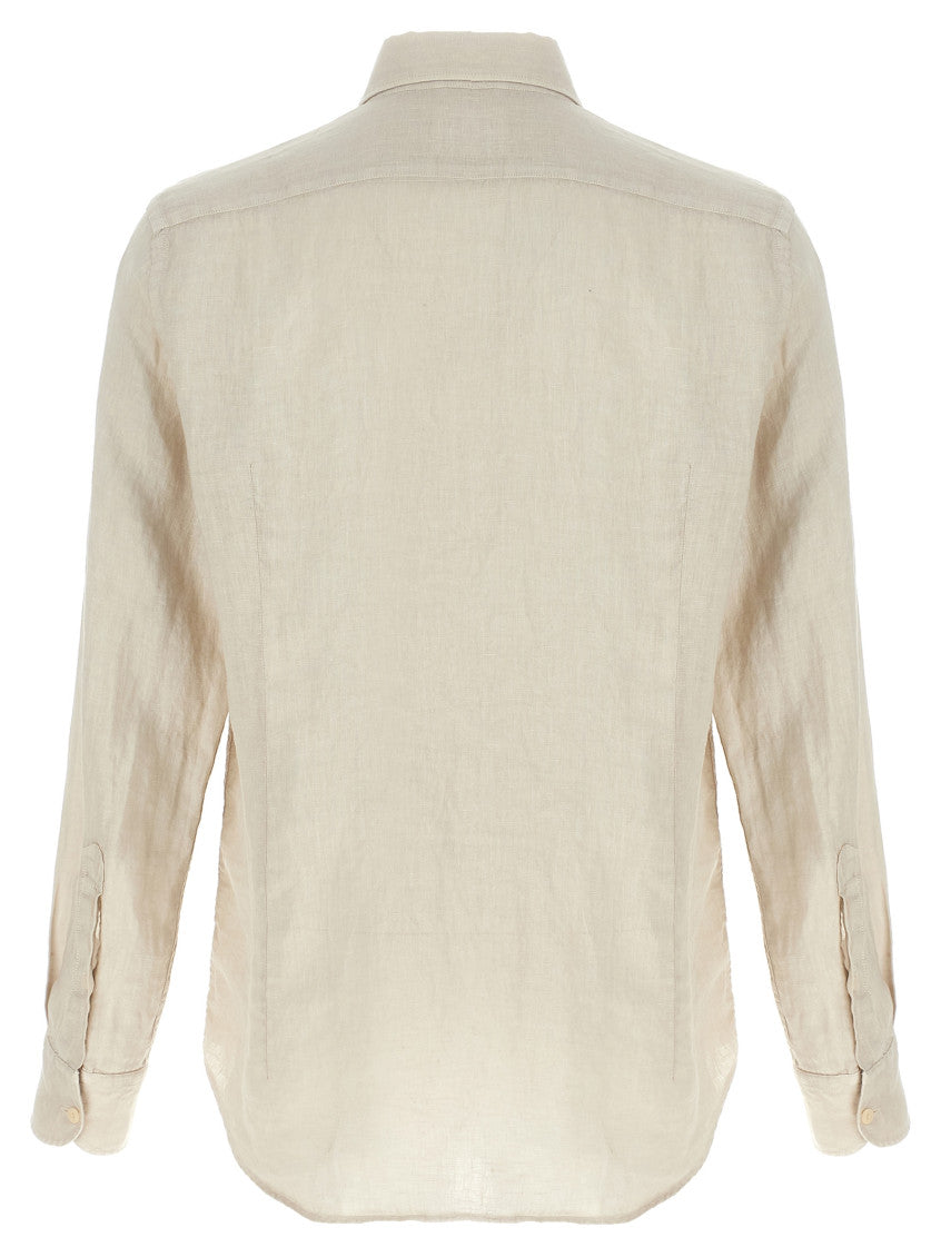 Off White Solid Shirt 4