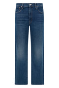 Blue Straight Mid Rise Jeans 1