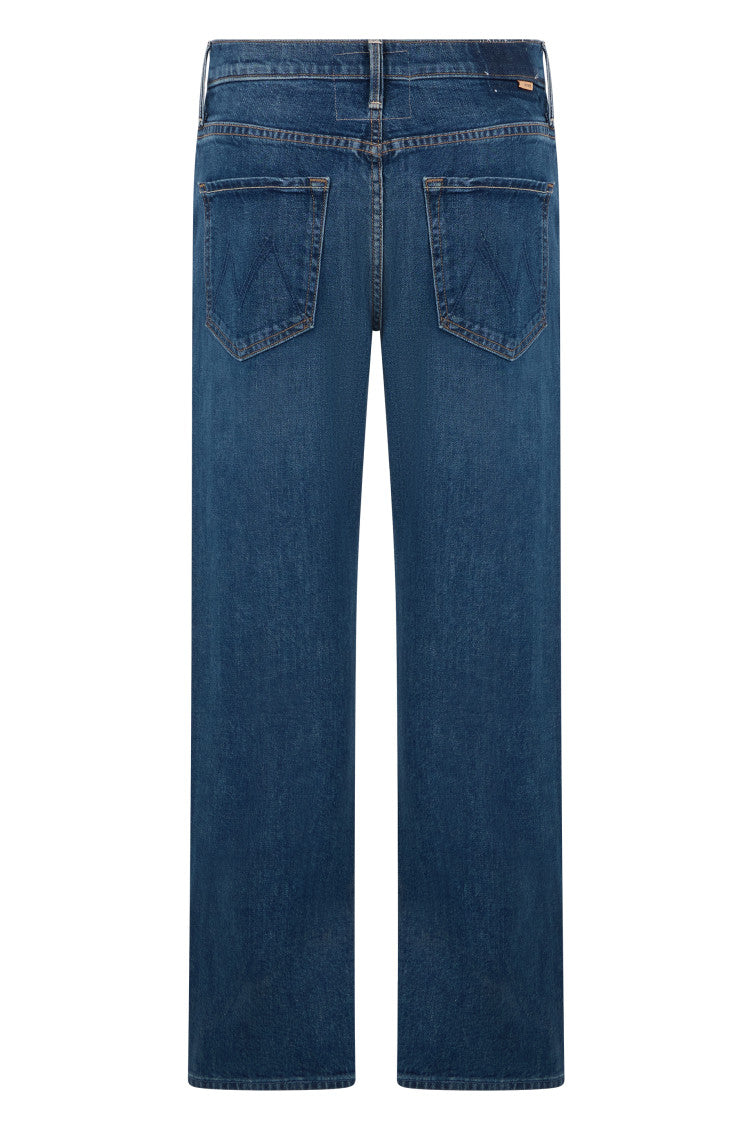 Blue Straight Mid Rise Jeans 2