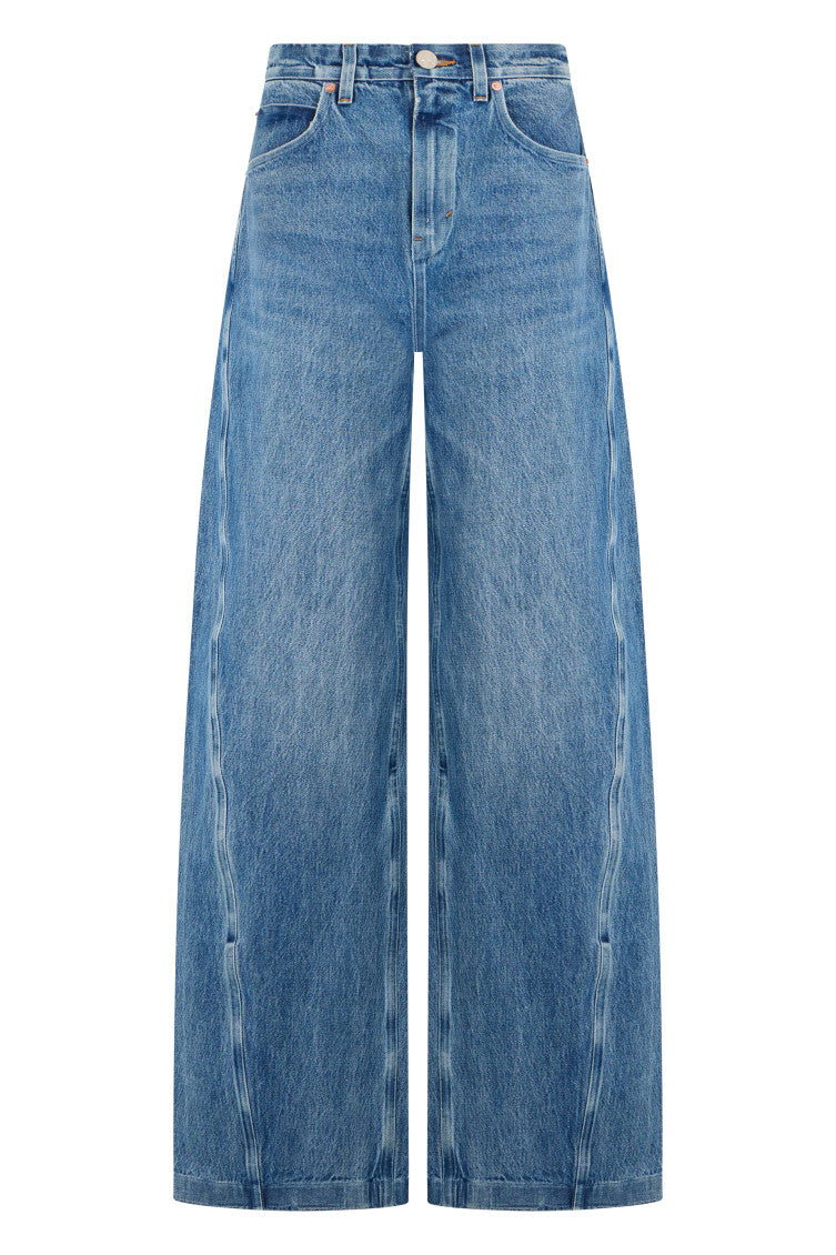Light Blue Loose High Rise Jeans 1