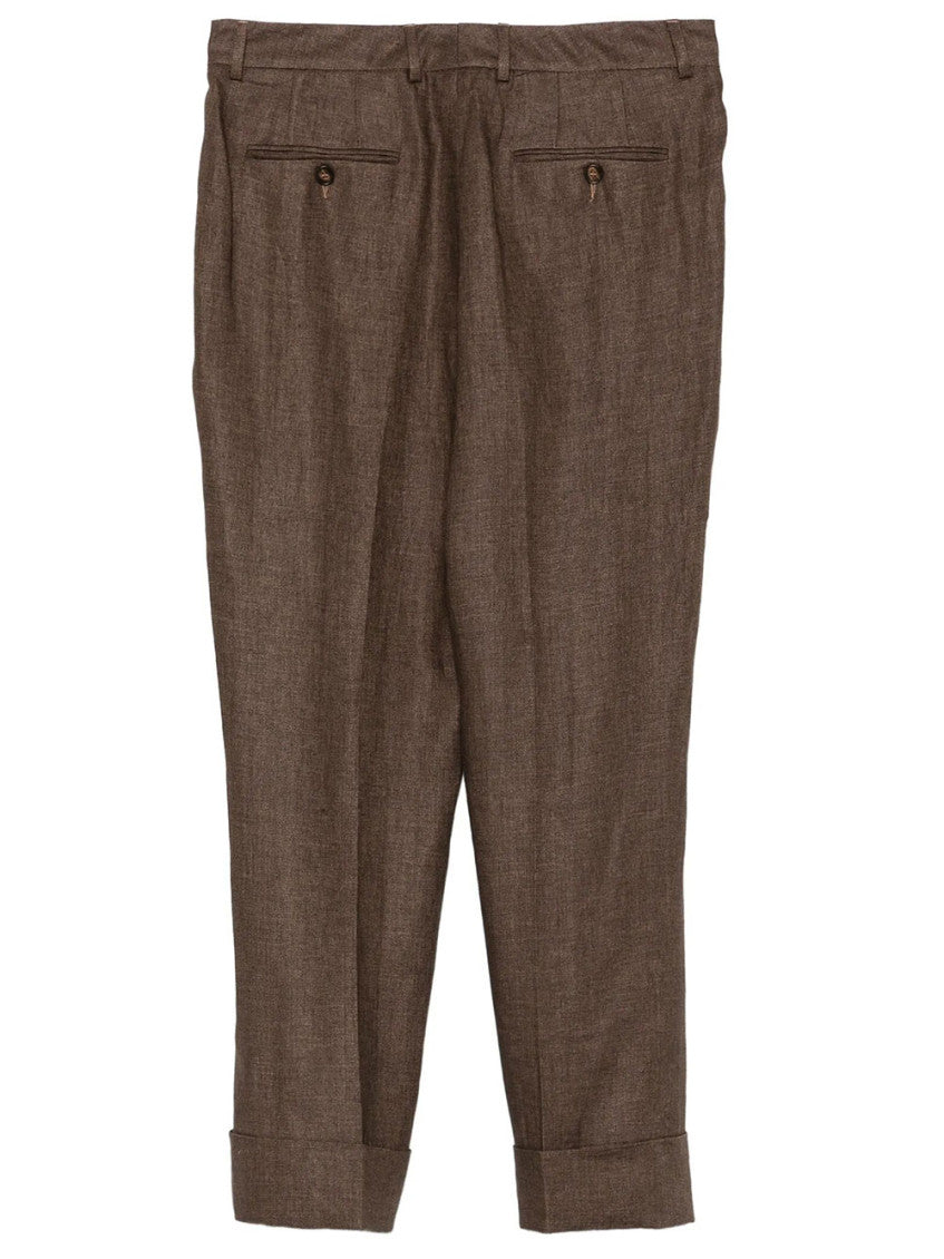 Brown Regular Tapered Pant 2