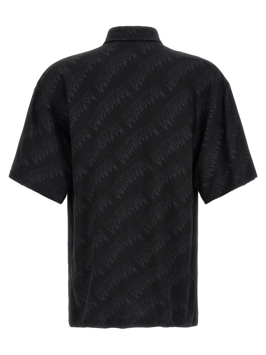 Black Printed Logo Shirt 3