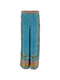 Sky Blue Relaxed Printed Pant 1