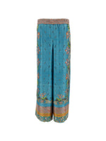 Sky Blue Relaxed Printed Pant 1