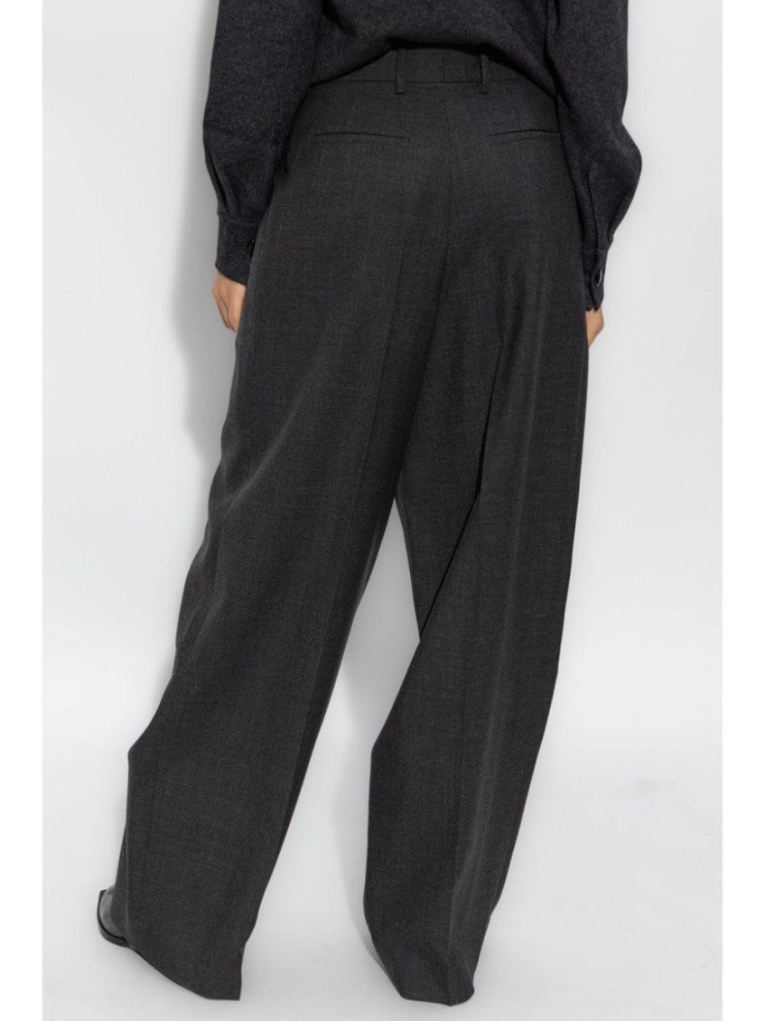 Grey Oversized tailored pants 3