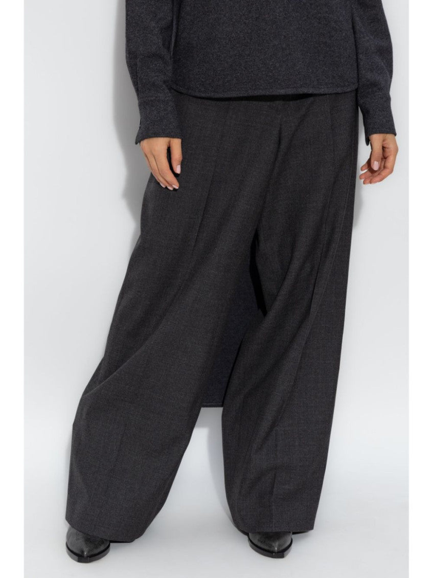 Grey Oversized tailored pants 5