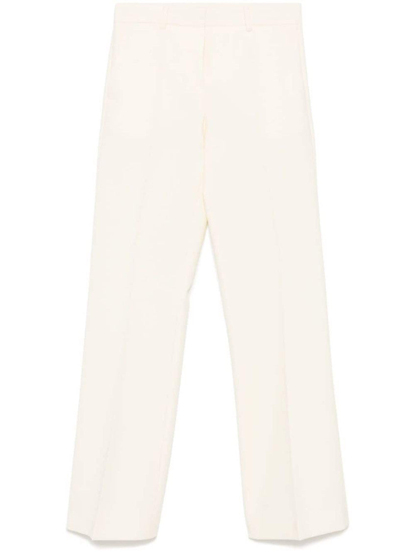 White Flared Trousers 1