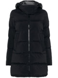 Black logo-appliqué jacket 1
