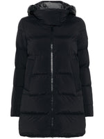 Black logo-appliqué jacket 1