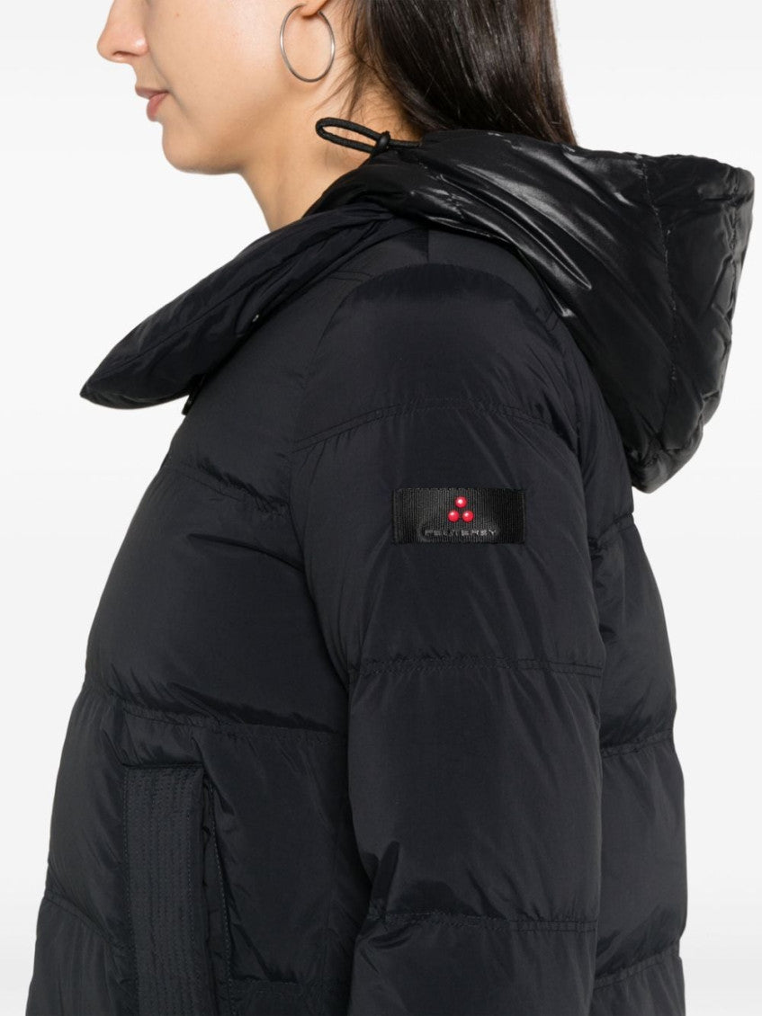 Black logo-appliqué jacket 2