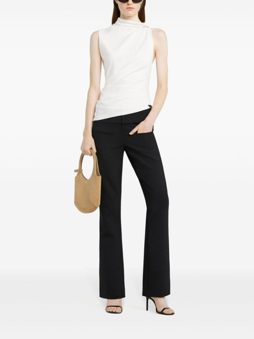 White Draped Top 3