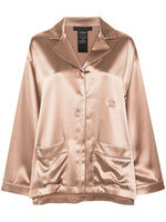 Brown Silk tunic 1