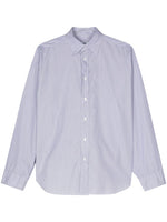 Blue Oriana striped shirt 1