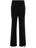 Navy Blue Drawstring Trousers 1