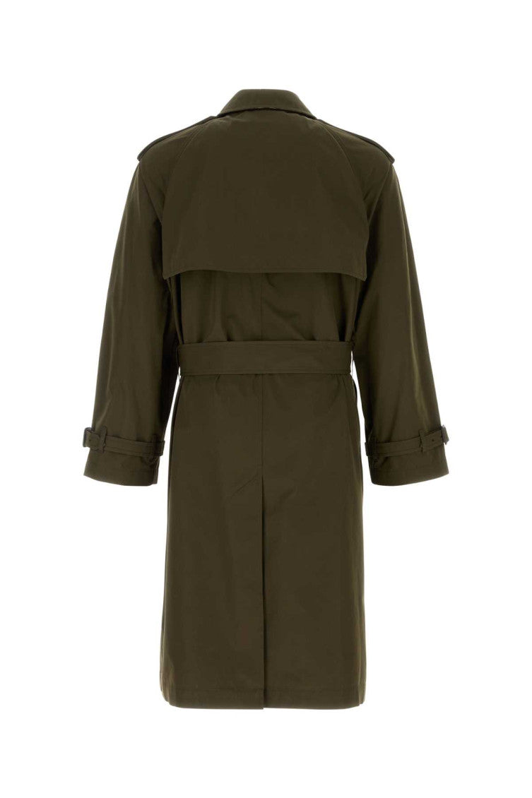 Olive Trench Coat 2