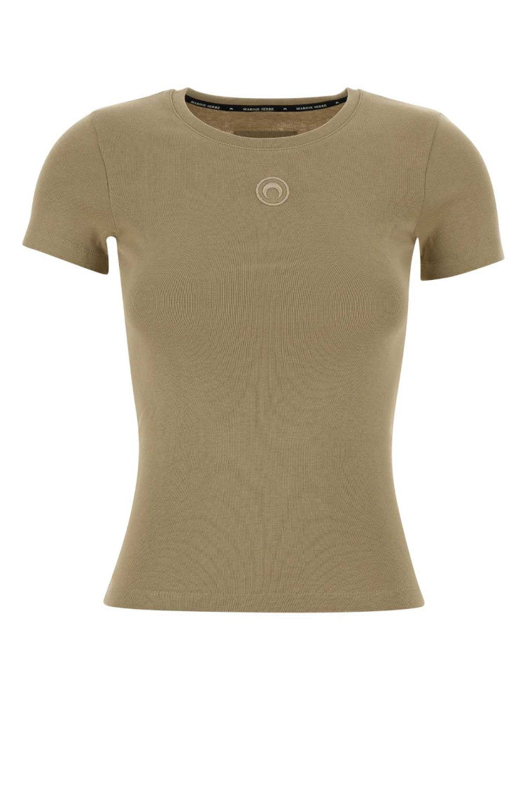 Grey Logo Round Neck T-Shirt 1