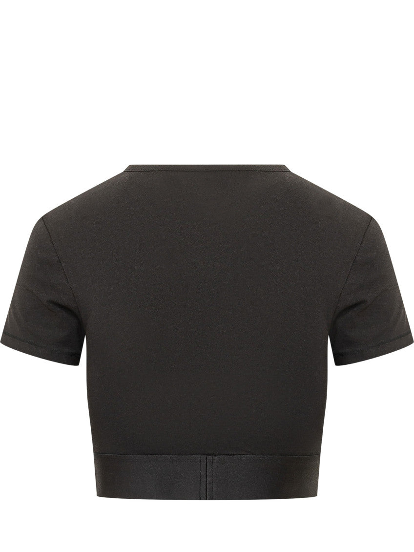 Black Logo Crew Neck T-Shirt 2