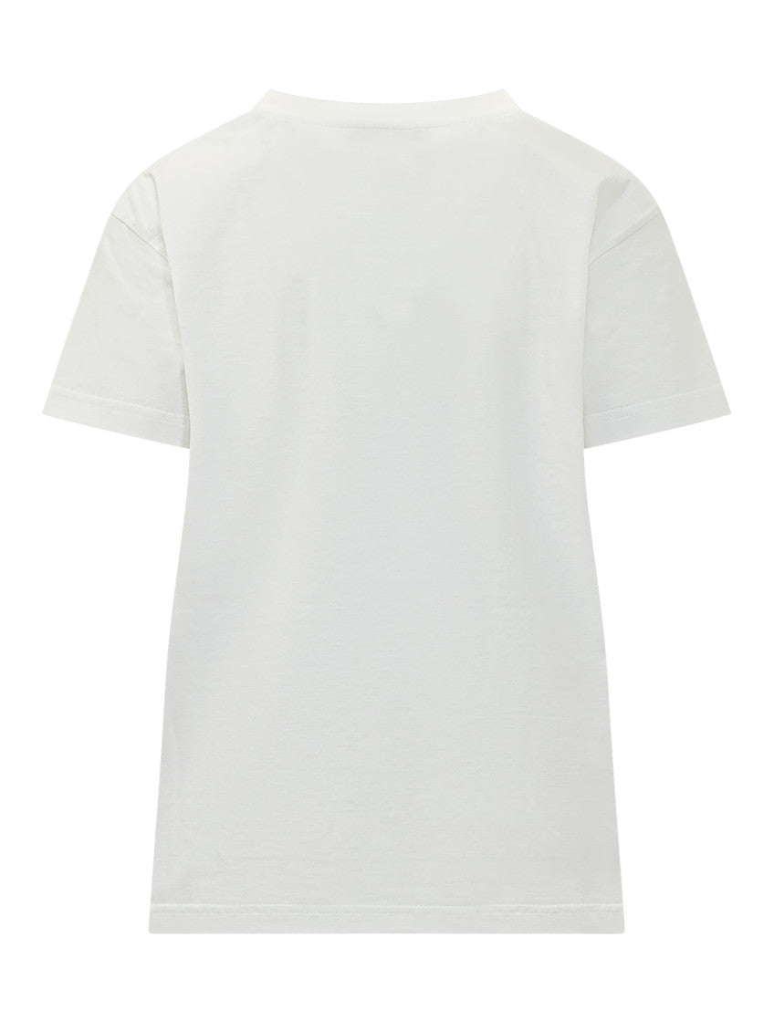 White Graphic Crew Neck T-Shirt 2