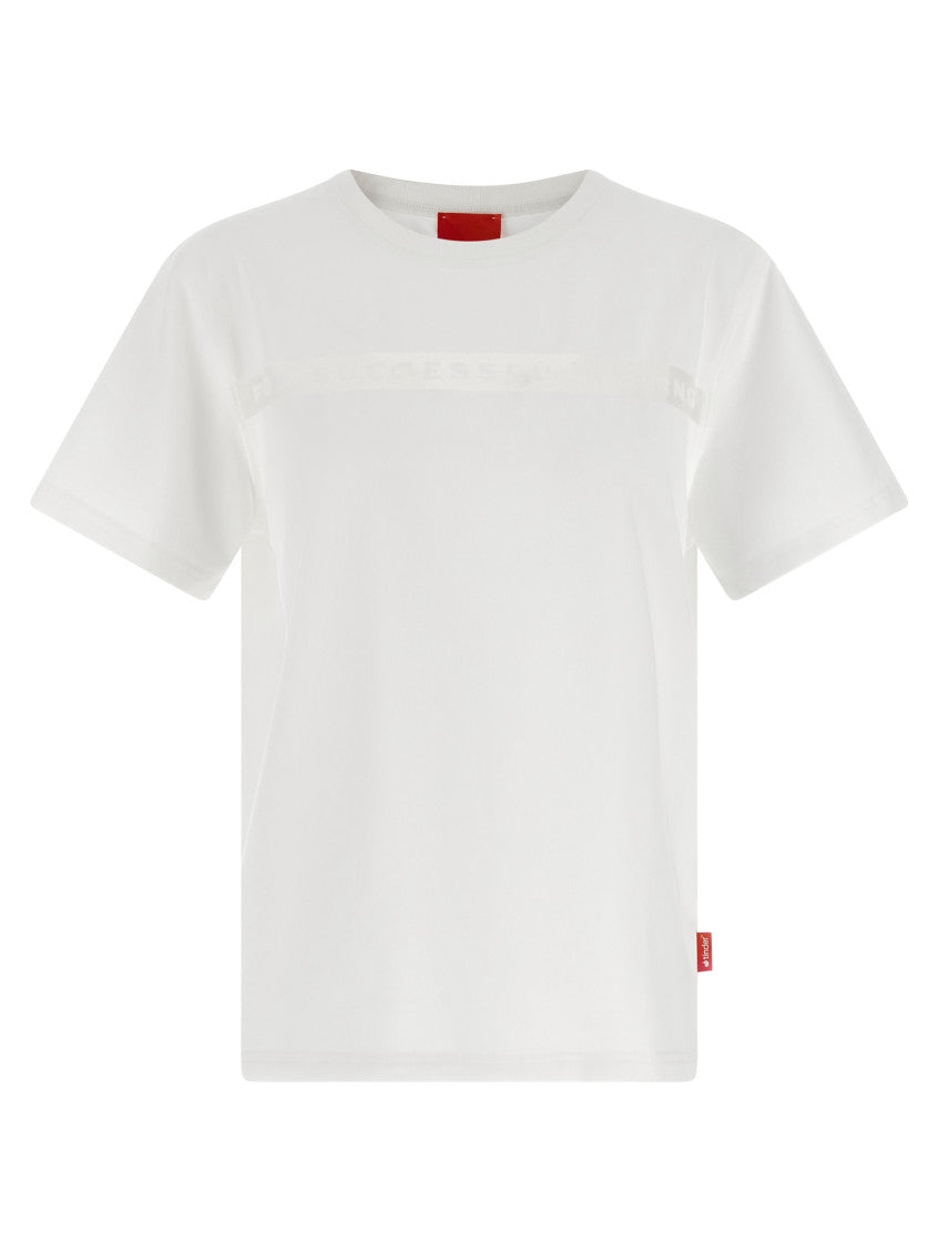 White Graphic Crew Neck T-Shirt 1