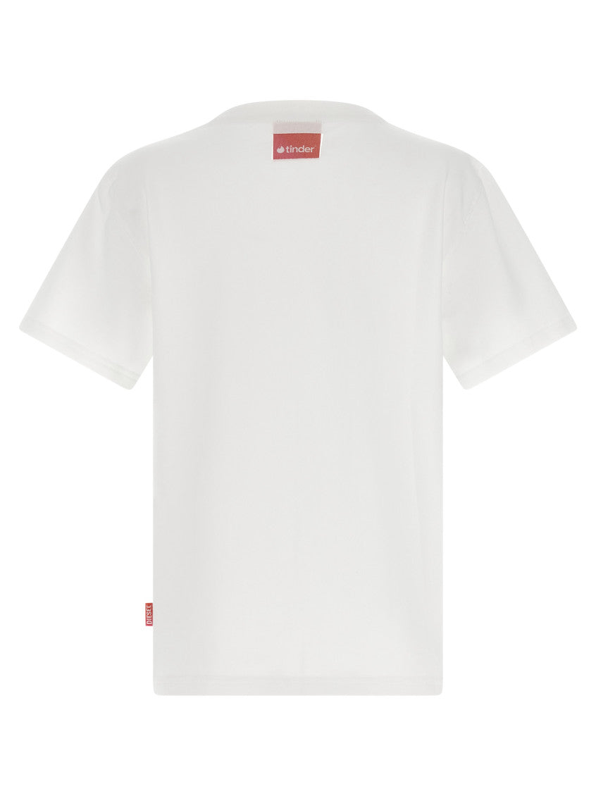 White Graphic Crew Neck T-Shirt 2