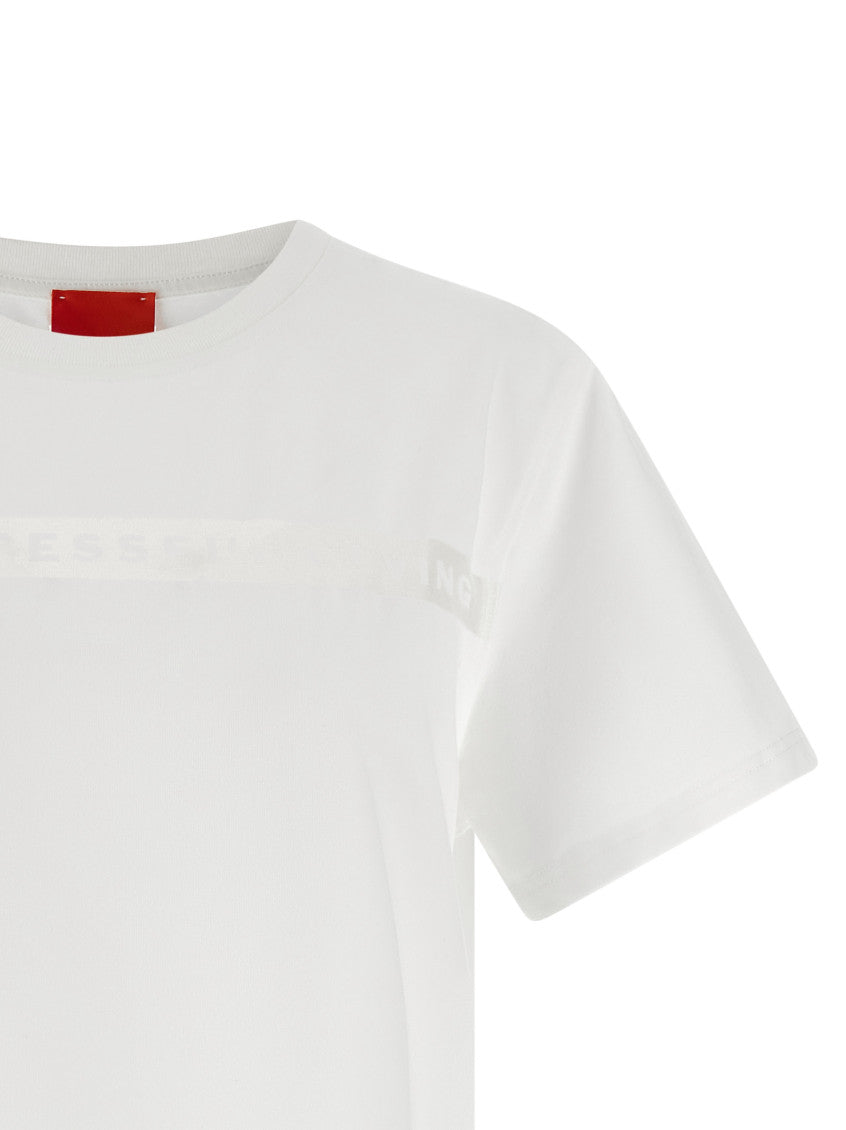 White Graphic Crew Neck T-Shirt 3