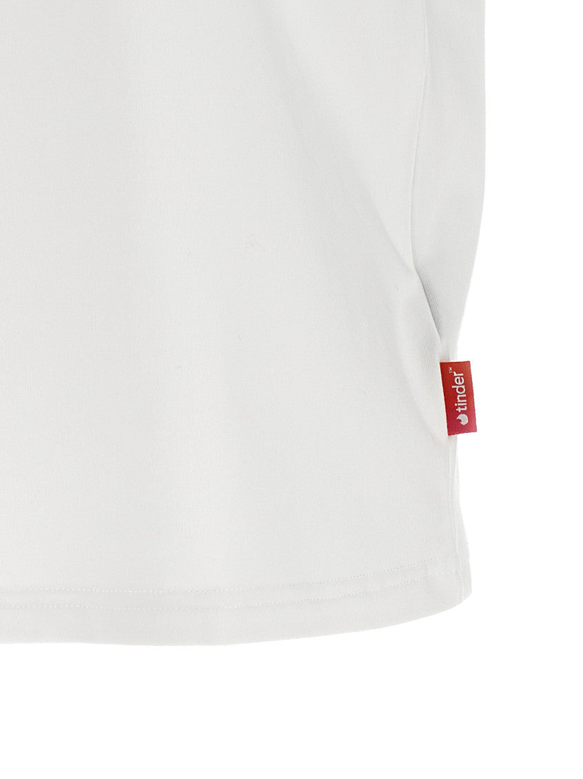White Graphic Crew Neck T-Shirt 4